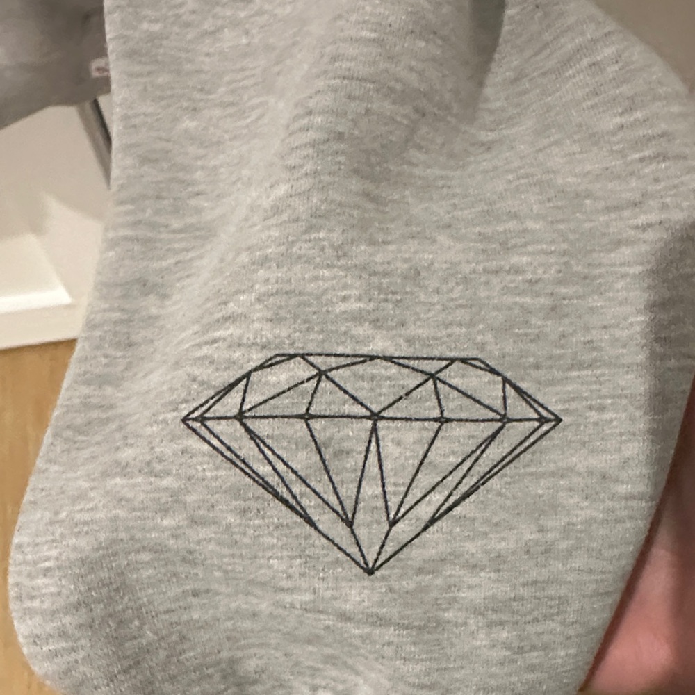 Diamond Supply Co. Gray Graphic Hoodie - Picture 5 of 7